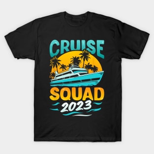 Cruise Squad 2023 Matching Family Vacation Cruising Group T-Shirt